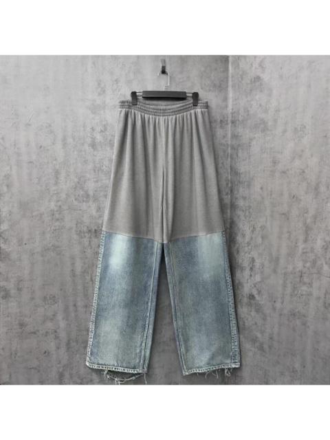 BALENCIAGA Balenciaga runway patchwork jeans
