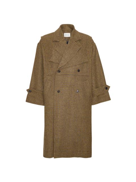 HENRIK VIBSKOV HANDS DOWN COAT - PIED DE POULE