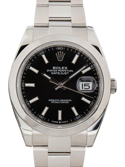 Used Rolex Datejust 41 Ref 126300 Black Dial