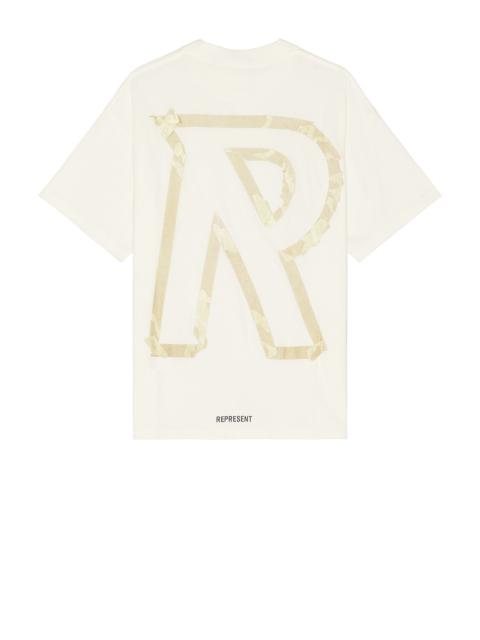 REPRESENT Masking Tape Initial T-Shirt