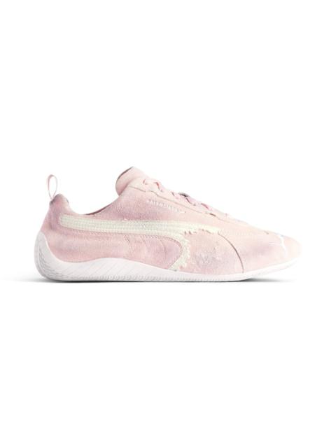 BALENCIAGA Speedcat Suede Balenciaga in Pink/white