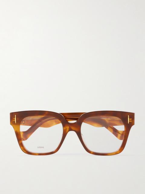 Loewe Square-frame Tortoiseshell Acetate Optical Glasses