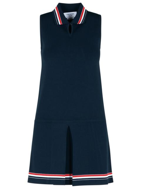 Thom Browne 'Tennis' Dress In Navy Viscose Blend Women