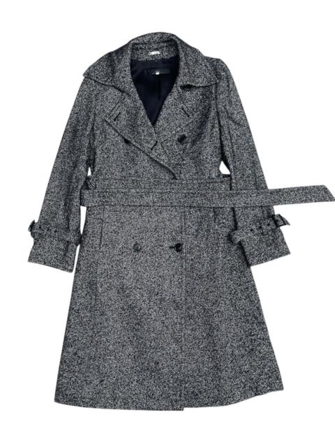 Yohji Yamamoto INED Wool Trench - Double Breasted, Belted, Made in Japan