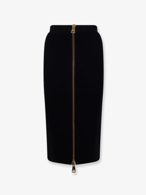 ELISABETTA FRANCHI Elisabetta Franchi Viscose Nylon Skirt Black