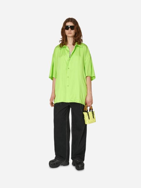 Martine Rose Camisole Shirt Lime / Irridescent