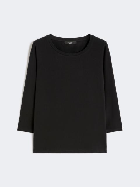WEEKEND Max Mara Stretch cotton T-shirt - BLACK