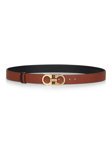 FERRAGAMO Gancini reversible leather belt