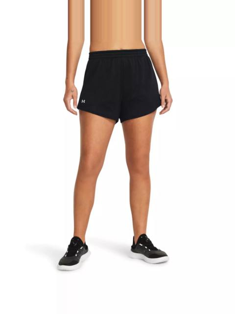 Under Armour Women's Play-Up Mesh 2.0 Shorts-Black