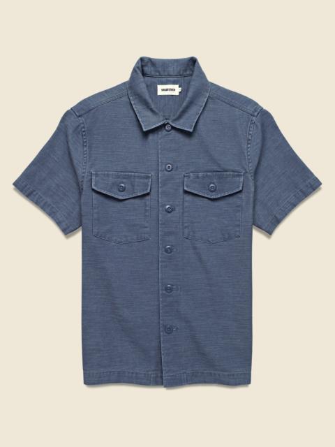TAYLOR STITCH Surplus Shirt - Dark Navy Sateen