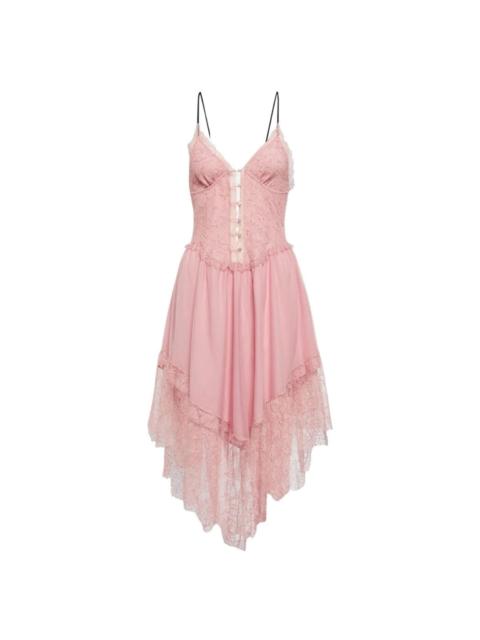 GUCCI Lace Trimmed Lingerie Dress