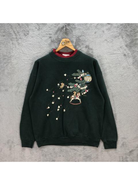 Other Designers Vintage - Vintage Morning Sun Petite Green Sweatshirts #5831-209