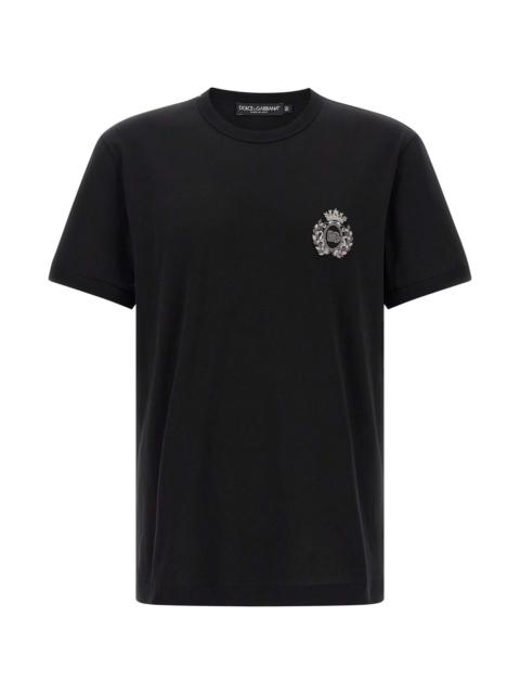 Dolce & Gabbana Dolce & Gabbana Men Heraldic Patch T-Shirt