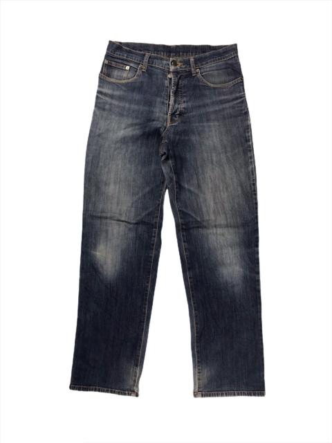 Patagonia distressed straight cut denim jeans