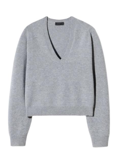 NILI LOTAN Feron Sweater in Pebble Grey Heather