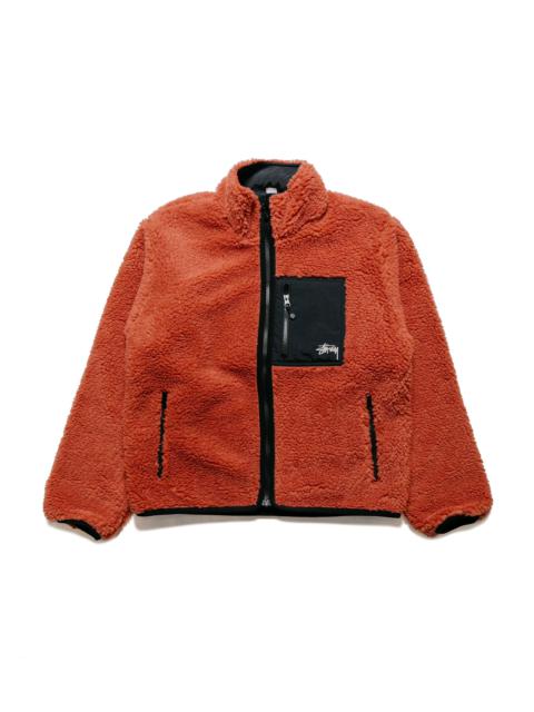 Stüssy Stüssy Sherpa Reversible Jacket Terracotta