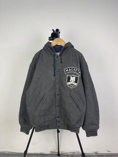 Other Designers Vintage - Macbeth Cashmere wool bomber hooded jacket