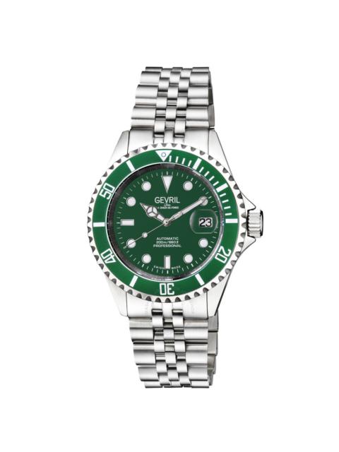 Other Designers Gevril Wall Street Automatic Green Dial Men's Watch 4859B