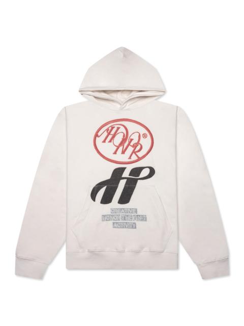 HONOR THE GIFT POP ART HOODIE - BONE