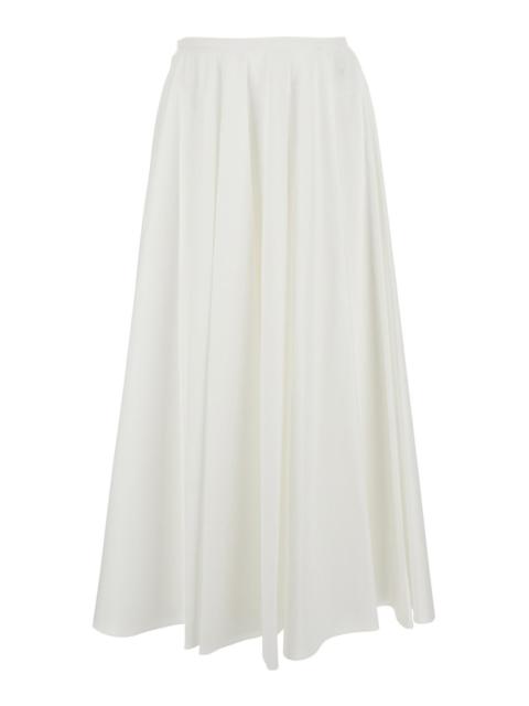 Givenchy Givenchy Women White 'Circular Skirt' With Flared Design In Cotton For Women