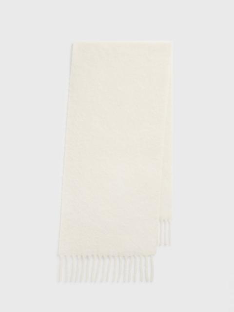 TOTEME Fuzzy scarf off-white