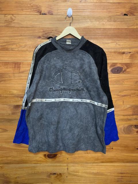 Other Designers Vintage - Vintage Embroidered Champion Big Logo Fleece