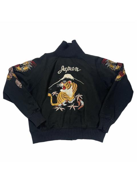 Other Designers Sukajan Souvenir Jacket - Orient express sweater embroidery dragon