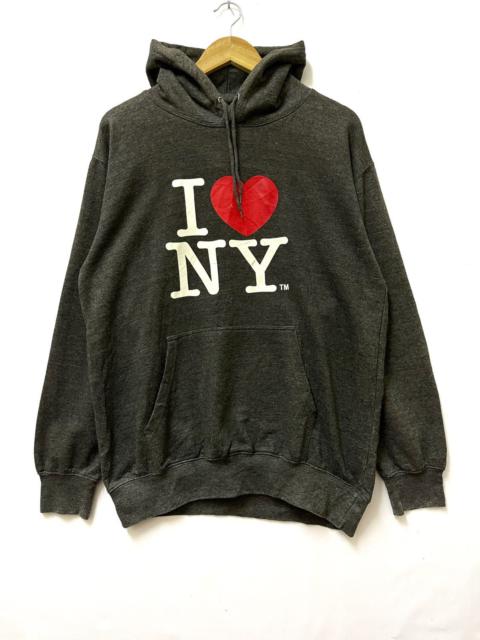 Other Designers I Love NY - Vintage I Love New York Hoodie Dark Grey Large