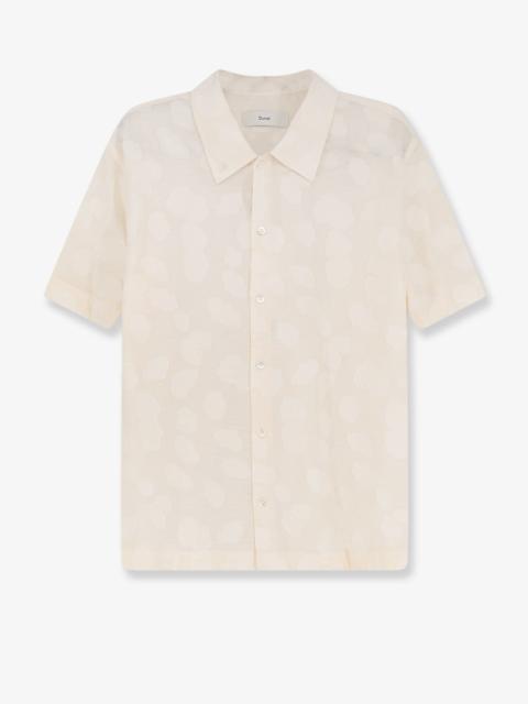 Dunst Dunst Holiday Unisex Shirt Cream Jacquard