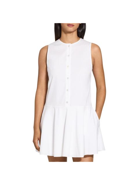 Theory Theory Sleeveless Ruffle Hem Dress