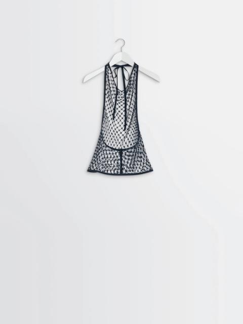 Lemaire FISHNET HALTER TOP