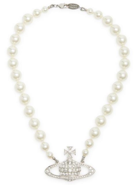 Vivienne Westwood Bas Relief orb faux pearl choker