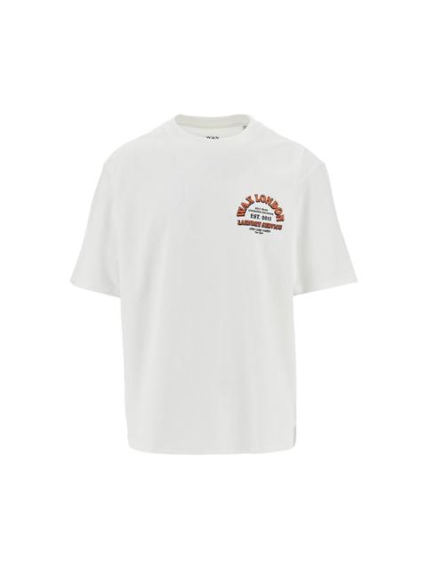 Wax London Wax London Milton Laundry Print T-shirt White