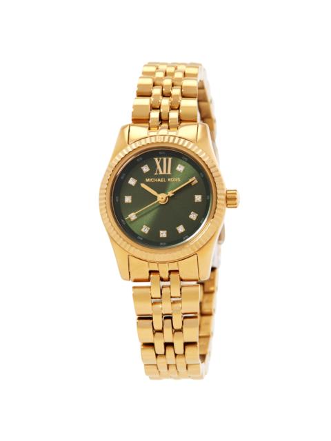 MICHAEL KORS Michael Kors Petite Lexington Quartz Green Dial Ladies Watch MK4842