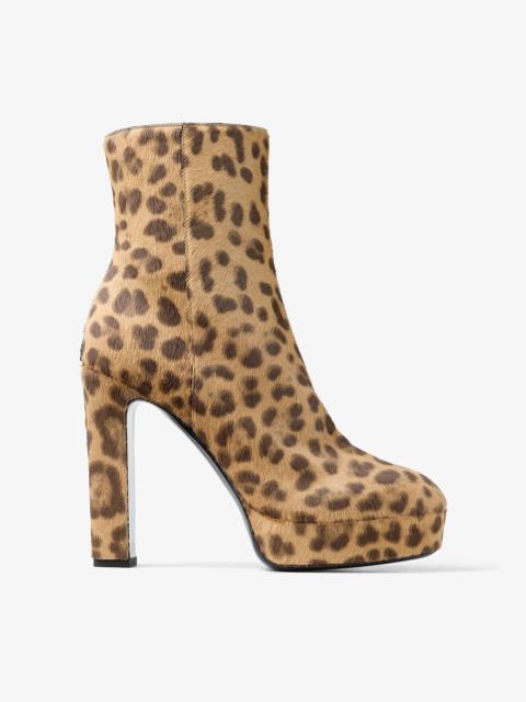 JIMMY CHOO Marene Ankle Boot 120
Natural Leopard Print Pony Ankle Boots