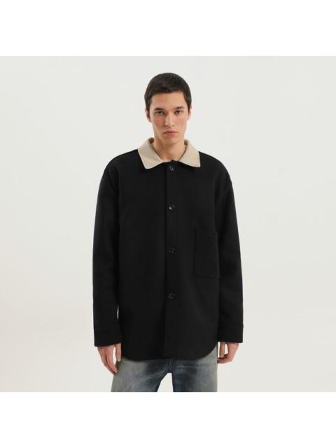 Other Designers 1989 Studio Shirt-Jacket In Blue Wool Men