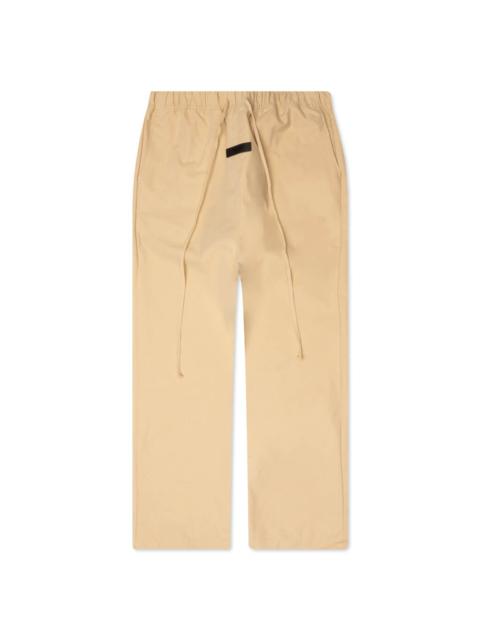 ESSENTIALS RELAXED TROUSER - SAND