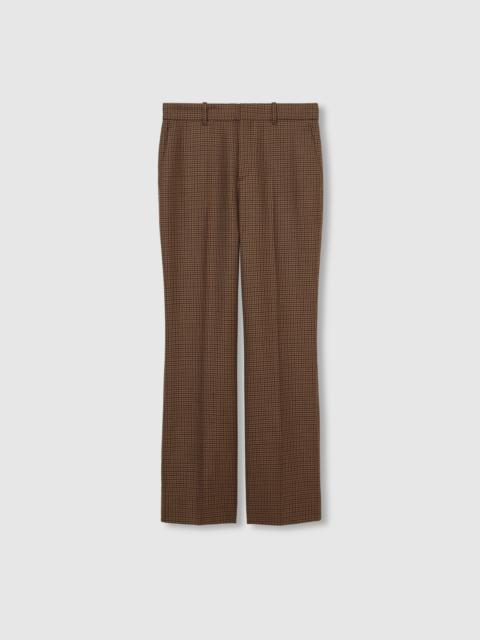 GUCCI Gucci Embroidered Houndstooth Wool Pants