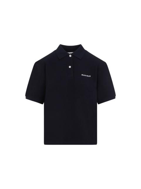 Miu Miu Miu Miu Cotton Polo Women
