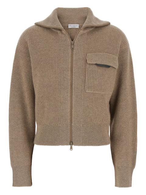 Brunello Cucinelli Brunello Cucinelli cashmere zipped cardigan