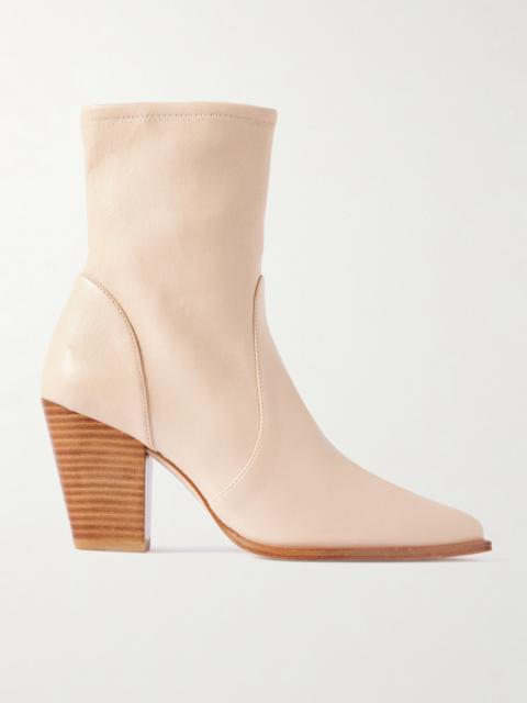 Stuart Weitzman Jolene Leather Ankle Boots