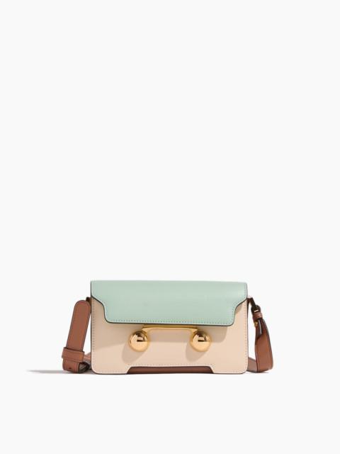 Marni Trunkaroo Mini Shoulder Bag in Linden/Shell/Cinnamon