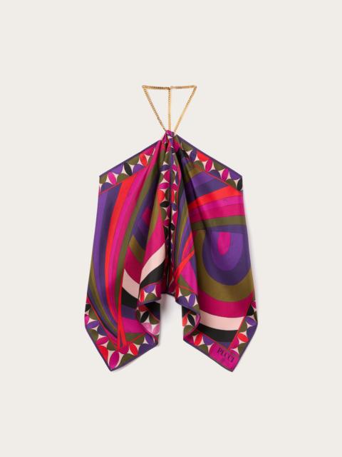 PUCCI IRIDE PRINT CHAIN TOP