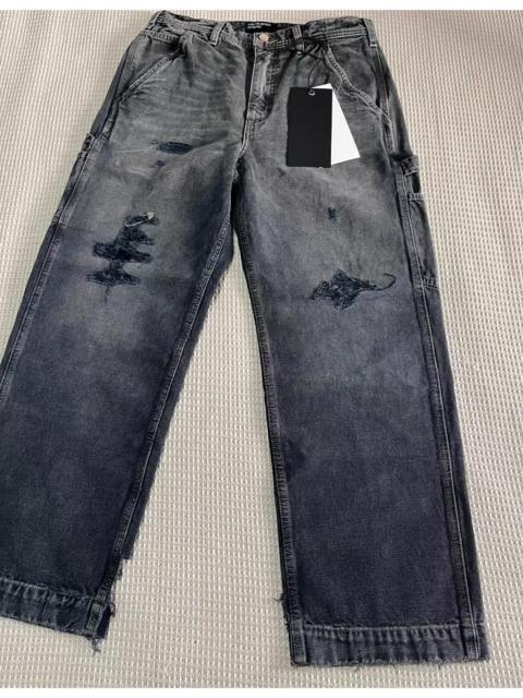 Enfants Riches Déprimés Enfants Riches Déprimés - Straight-Leg Distressed Canvas Trousers