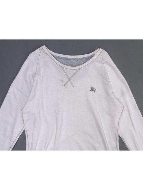 Burberry Burberry BlackLabel Plain Embroidered Logo Long Sleeve Shirt