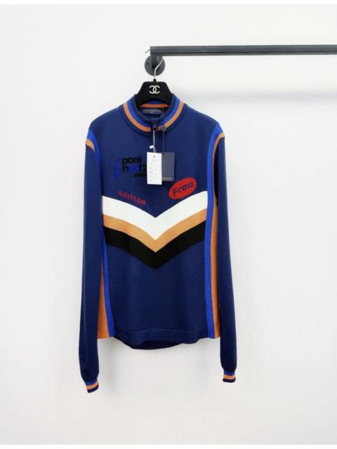 Louis Vuitton Louis Vuitton FW21 Logo Long Sleeves Cycling Top in blue