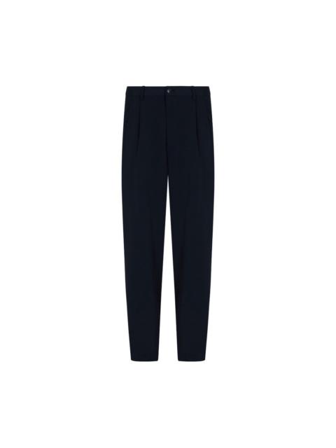 GIORGIO ARMANI BACK-POCKETS TROUSERS