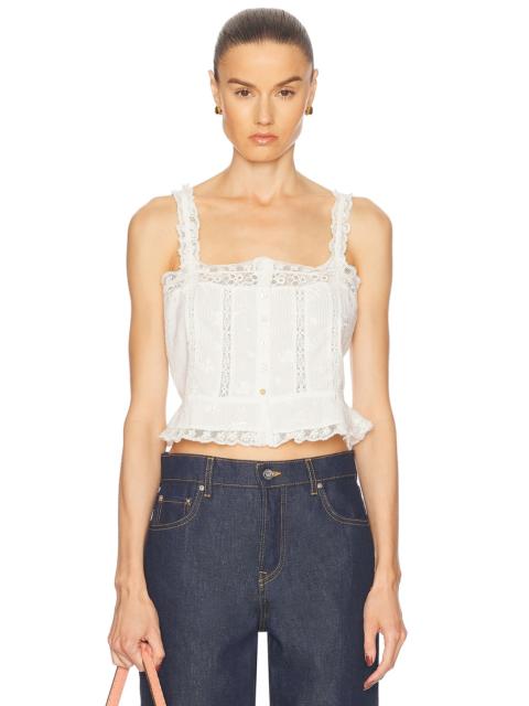 LoveShackFancy Vietta Cami Top