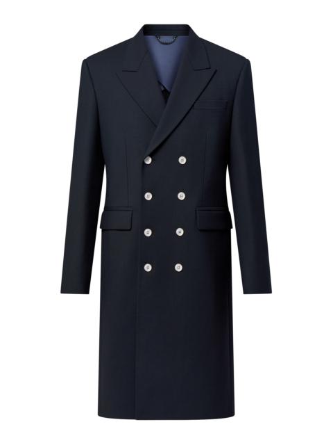 Double-Breasted  Tailored Wool-Blend Coat