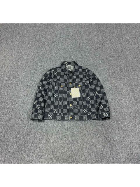 Louis Vuitton Louis Vuitton Checkerboard Denim Jacket